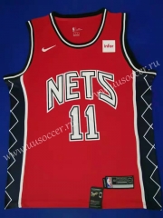 Retro Version NBA Brooklyn Nets Red #11 Jersey