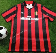 1998 Retro Version AC Milan Home Red & Black Thailand Soccer Jersey AAA-503