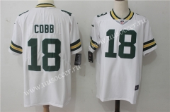 NFL Green Bay Packers White #18 Jersey