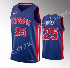 NBA Detroit Pistons Blue #25 Jersey
