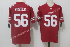 NFL San Francisco 49ers Red #56 Jersey