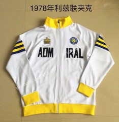 1978 Retro Version Leeds United White Thailand Soccer Jacket -AY
