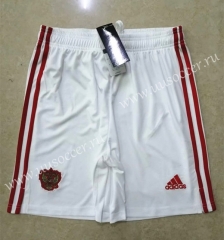 2020 European Cup Russia Home White Thailand Soccer Shorts