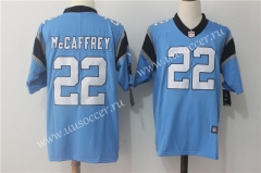 NFL Carolina Panthers Blue #22 Jersey