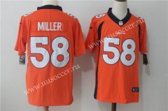 NFL Denver Broncos Orange #58 Jersey