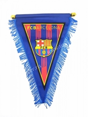 Barcelona Blue Soccer Triangle Flag