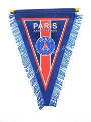 Paris SG  Blue Soccer Triangle Flag