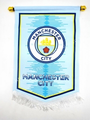 Manchester City Blue Soccer Flag