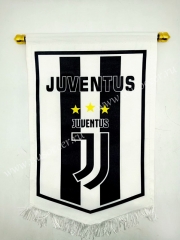 Juventus FC Black & White Soccer Flag