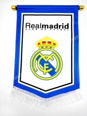 Real Madrid White Soccer Flag