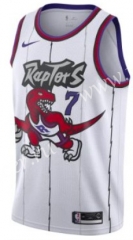 NBA Toronto Raptors White #7 Jersey