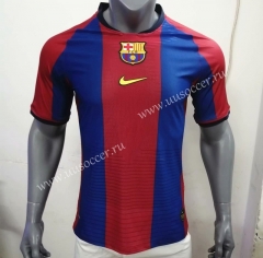 Player Version Commemorative Version Barcelona Home Red & Blue Thailand Soccer Jersey AAA-416