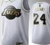 NBA Lakers White & Gold #24 Jersey