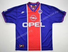 1995-1996 Retro Version Paris SG Blue Thailand Soccer Jersey
