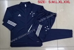 2020-2021 Cruzeiro EC Royal Blue Thailand Soccer Jacket Uniform-815