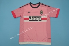 Retro Version 2015-2016 Juventus Pink Thailand Soccer Jersey AAA