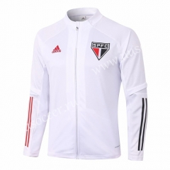 2020-2021 Sao Paulo White Thailand Soccer Jacket-815