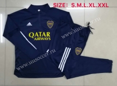2020-2021 Boca Juniors Royal Blue Thailand Soccer Tracksuit Uniform