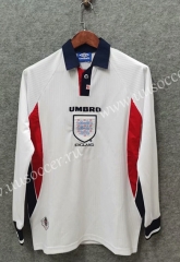 Retro Version England Home Red & Black LS Thailand Soccer Jersey AAA
