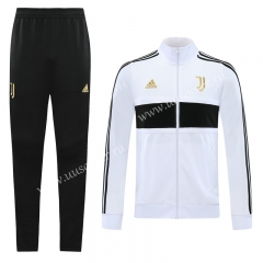 Player Version 2020-2021 Juventus FC White & Black Thailand Soccer Jacket Uniform-LH