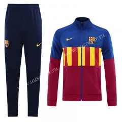 Player Version 2020-2021 Barcelona Maroon Thailand Soccer Jacket Uniform-LH