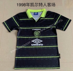 1998-1999 Retro Version Celtic Black Thailand Soccer Jersey AAA-DG