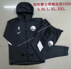 2020-2021 Golden State Warriors Black Thailand Soccer Jacket Uniform With Hat