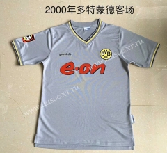 2000 Retro Version Borussia Dortmund Away Gray Thailand Soccer Jersey AAA-AY