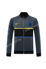 Player Version 2020-2021 Inter Milan Gray Thailand Soccer Jacket -LH