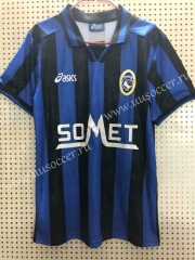 1996-1997 Retro Version Atalanta BC Home Blue & Black Thailand Soccer Jersey AAA-811