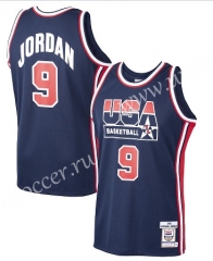 USA Jordan Dark Blue #9  Jersey