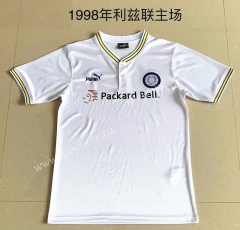 1998 Retro Version Leeds United Home White Thailand Soccer jersey AAA-709