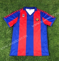 1991-1992 Retro Version Barcelona Home Red & Blue Thailand Soccer Jersey AAA-503