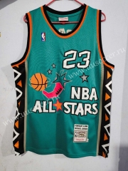 All Star Mitchell&Ness NBA Light Green #23 Jersey