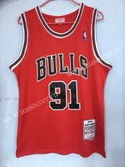 Mitchell&Ness NBA Chicago Bull Red #91 Jersey