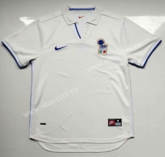 1998 Retro Version Italy Away White Thailand Soccer Jersey AAA-912