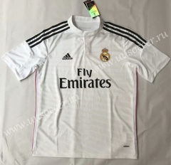 2014-2015 Retro Version Real Madrid White Thailand Soccer Jersey AAA-510