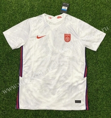2020-2021 China Home White Thailand Soccer Jersey AAA-407