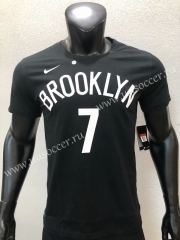 NBA Brooklyn Nets Black #7  Cotton T-shirt
