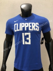 NBA Los Angeles Clippers Blue #13 Cotton T-shirt