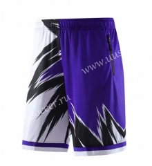 ZK702 White & Purple NBA Shorts