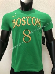 NBA Boston Celtics Green #8 Cotton T-shirt