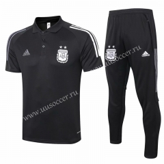 2020-2021 Argentina Black Thailand Polo Uniform-815