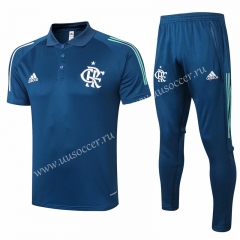 2020-201 Flamengo  Blue Thailand Polo Uniform -815
