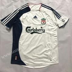 2006-2007 Retro Version Liverpool Away White Thailand Soccer Jersey AAA-510