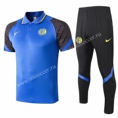 2020-2021 Inter Milan Blue Thailand Polo Uniform-815