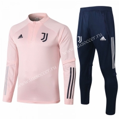 2020-2021 Juventus FC Pink Thailand Soccer Tracksuit Uniform-815