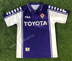 1999-2000 Retro Version Fiorentina Purple Thailand Soccer Jersey AAA-503