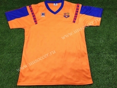 1991-1992 Retro Version Barcelona Away Orange Thailand Soccer Jersey AAA-503