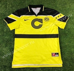1996-1997 Retro Version Borussia Dortmund Fluorescent green Thailand Soccer Jersey AAA-503